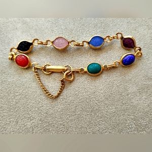 Source Unknown Multicolor Gemstone Bracelet